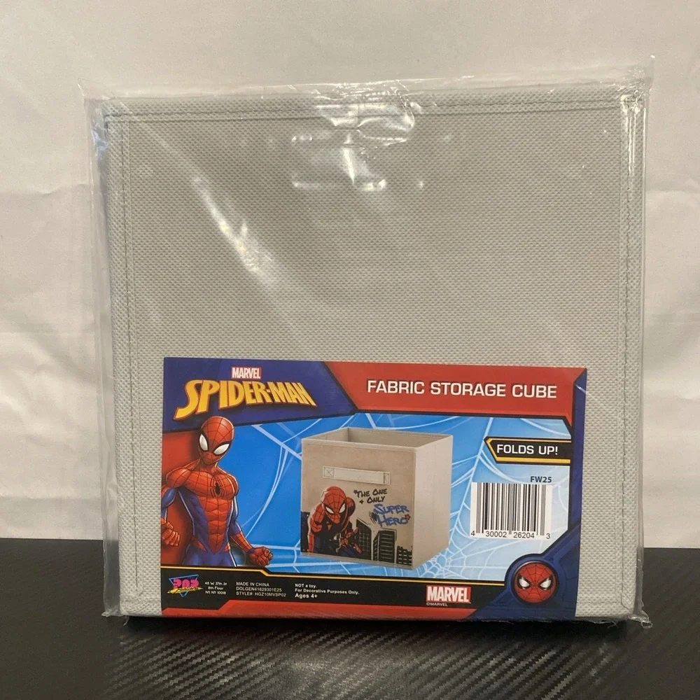 Marvel Spider-Man Fabric storage  Tote Bin